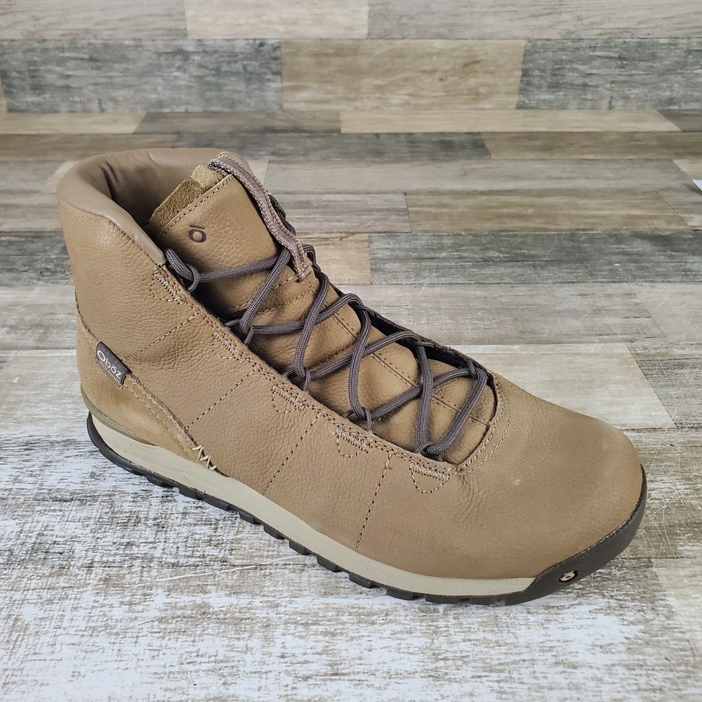 Oboz Hazel Mid Womens‎ Hiking Boots Sz 8.5 Sandhill Leather Lace Up Ankle Boots